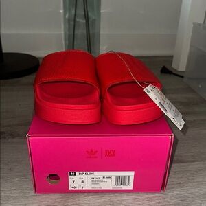 Adidas IVY PARK Red Slides